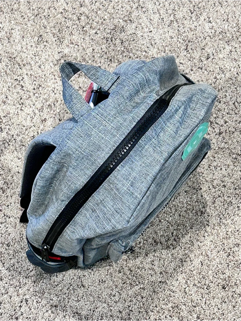 Herschel Supply Co. Settlement Sprout Raven Crosshatch Backpack Changing Mat NEW